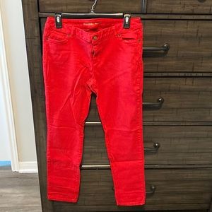 Michael Kors red jeans size 10 petite